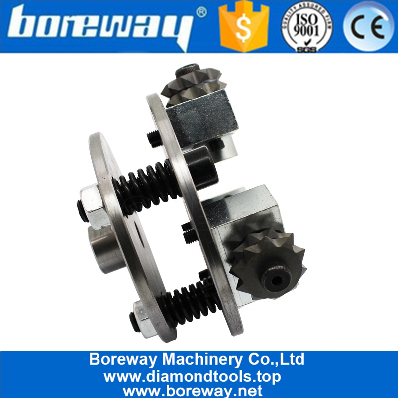5 Inch Satellite Type Bush Hammer Plate With 3 Heads For Stone Marble Grinding