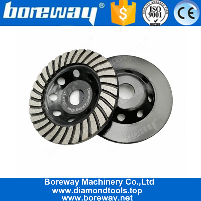 Mola diamantata da 5 pollici D125mm con turbo diamantato per muratura di cemento