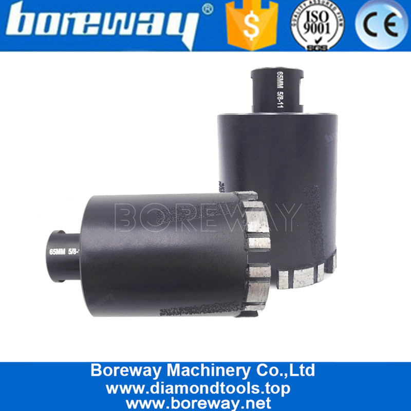 65 мм алмазной сухой буровой бит для жестких каменных оптовиков