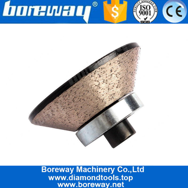75mm M10 Thread Diamond Profile Wheel For Granite Marble Concrete