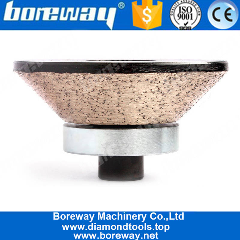 75mm M10 Thread Diamond Profile Wheel For Granite Marble Concrete