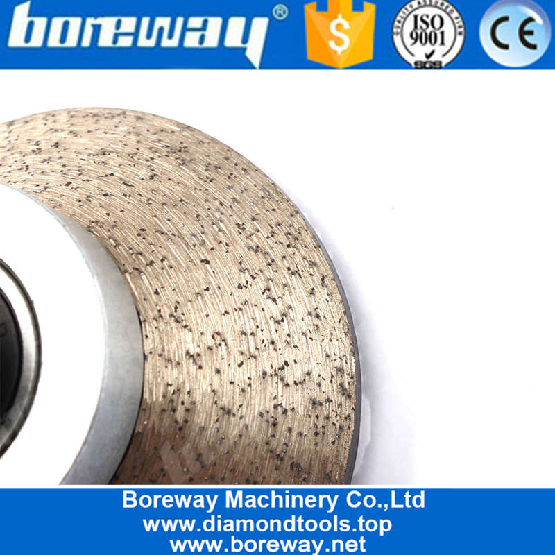 75mm M10 Thread Diamond Profile Wheel For Granite Marble Concrete
