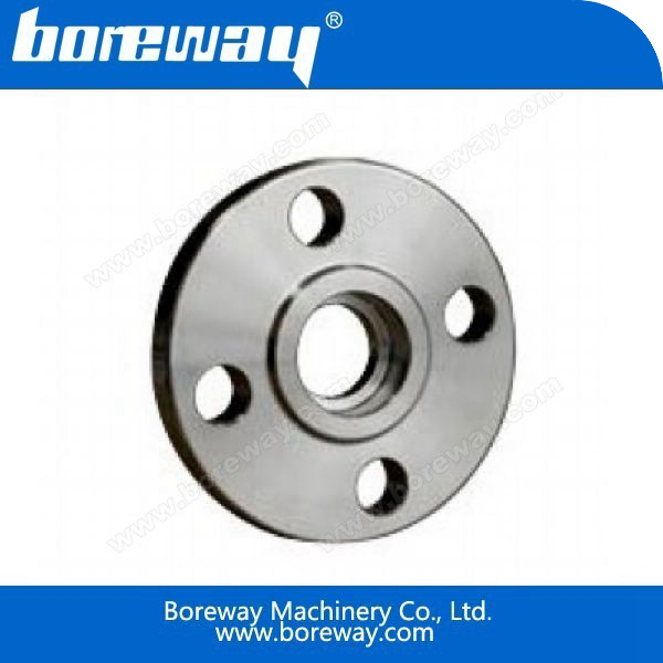 Aluminium flange joints for diamond saw blade