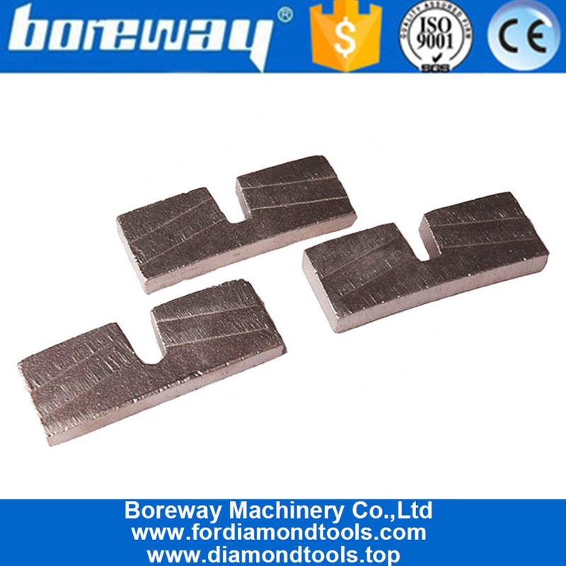 BOREWAY U Slot Silver Welding Edge Cutting Diamond Segment Manufacturer
