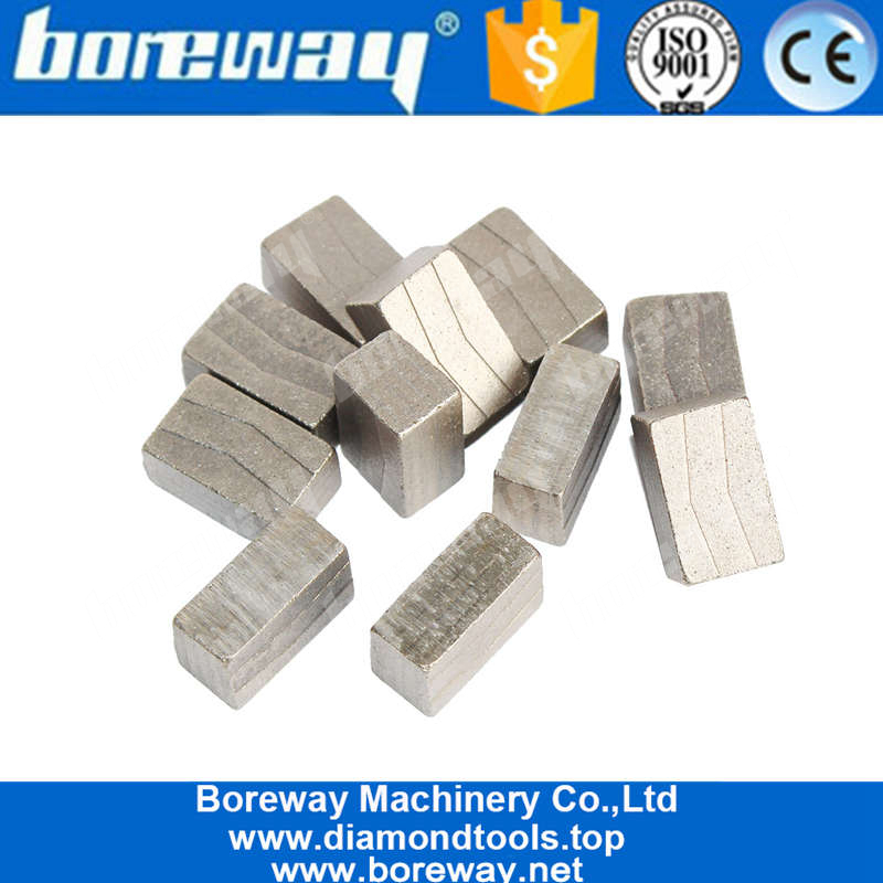 Boreway 1800mm Multi-Layer Sharp fast cutting V Shape Cutting Granite Block Diamond Segment Manufacturer