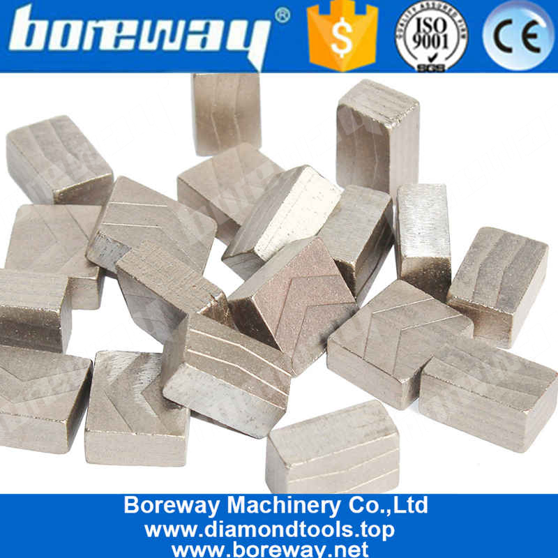 Boreway 1800mm Multi-Layer Sharp fast cutting V Shape Cutting Granite Block Diamond Segment Manufacturer