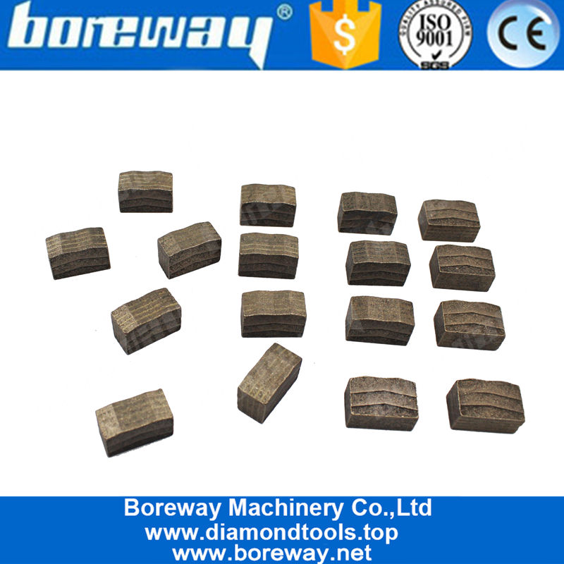 Boreway 2500MM M Shaped Multi-Blade Diamond Blade Segment For Cutting Hard Granite