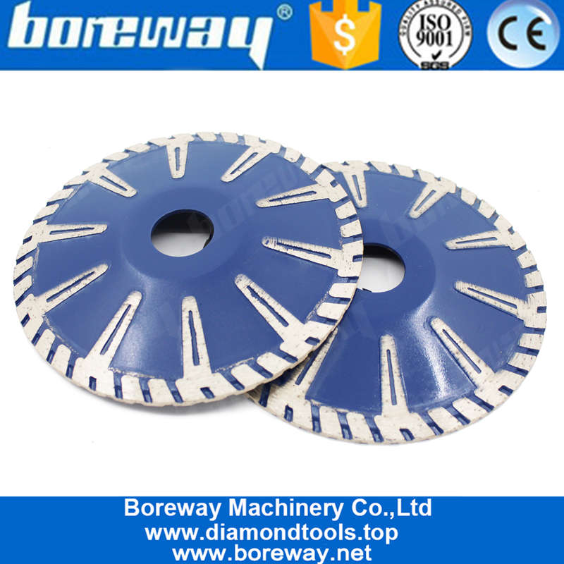 Boreway Circular Diamond Concave Schneidklinge für Granit und Marmor mit T-segmentierter Konturklinge