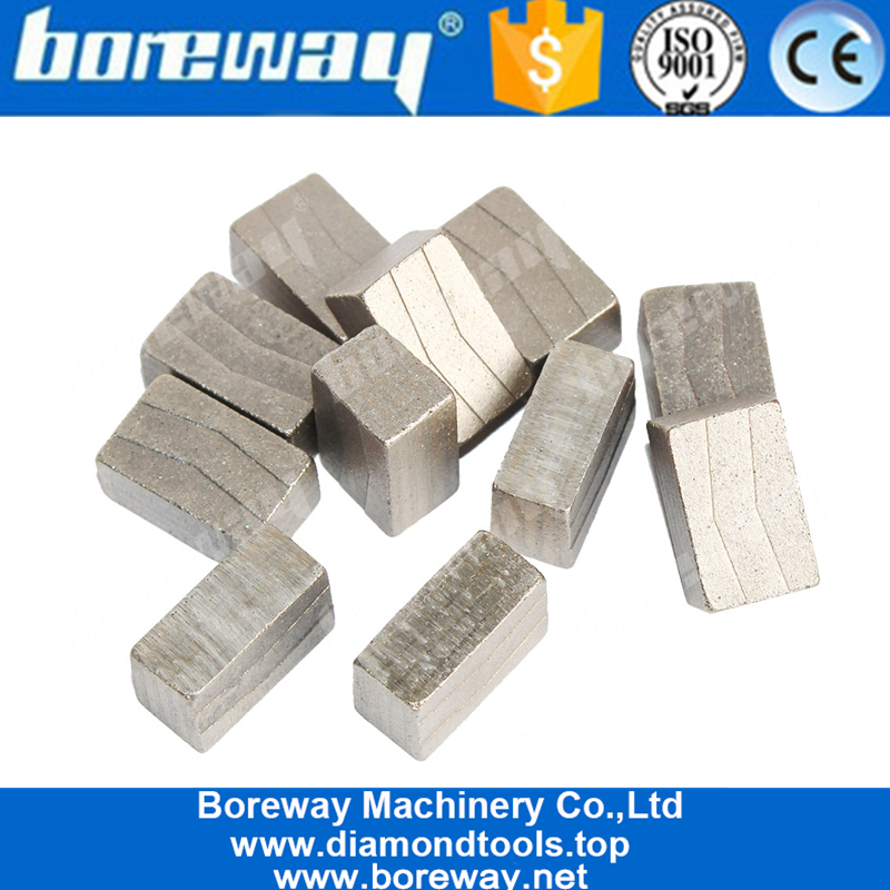 Boreway Diamond circular Saw Blade Segments for Block of various hard stone Manufacturer