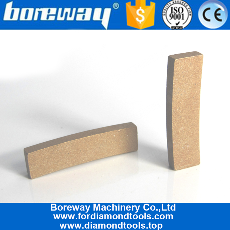 Boreway Diamond segments For cutting marble,Horizontal Cutting Diamond Saw Blades