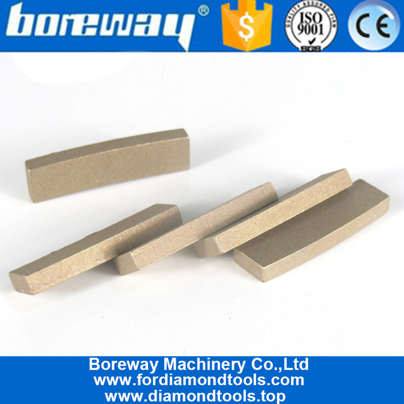 Boreway Diamond segments For cutting marble,Horizontal Cutting Diamond Saw Blades