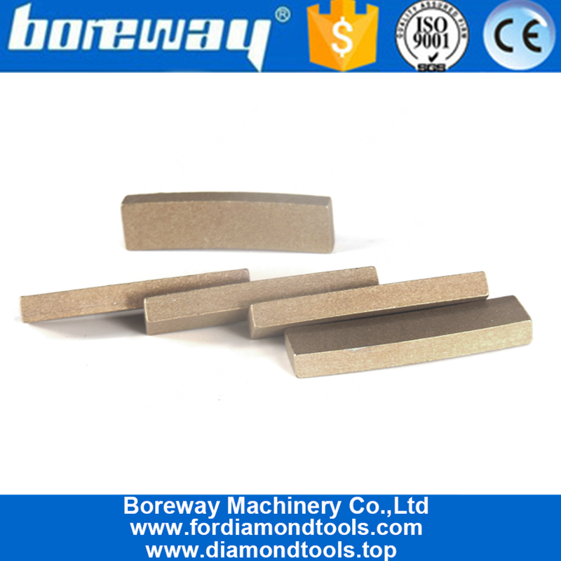 Boreway Diamond segments For cutting marble,Horizontal Cutting Diamond Saw Blades