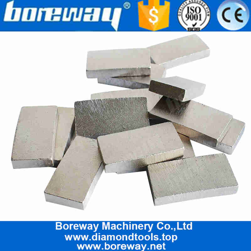Boreway Flat Shape Smooth Cutting Diamond Segments For Granite Saw Blade
