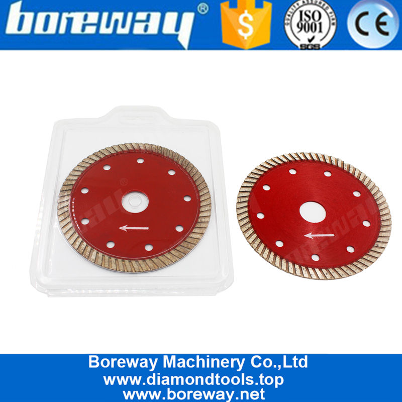 Boreway Profession 105mm Turbo Corrugated Diamond Tile Small Saw Blade