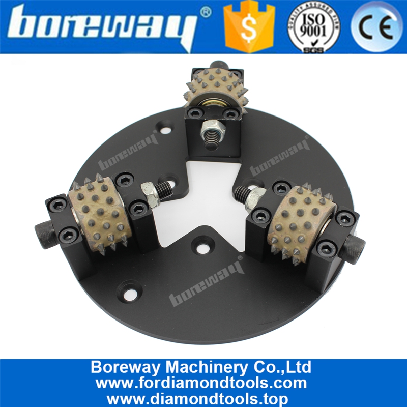 Boreway Fornitura HTC Disco bocciardato 230MM con 3 rulli