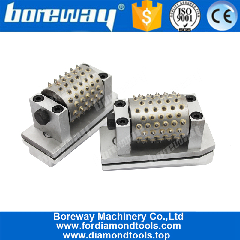 Boreway Tungsten Carbide Fickert Diamond Bush Hammer Roller Tool for Concrete Grinding
