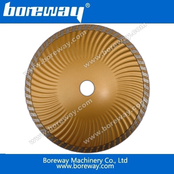 Boreway gesinterten Diamant kontinuierlichen Turbo winkte Klingen