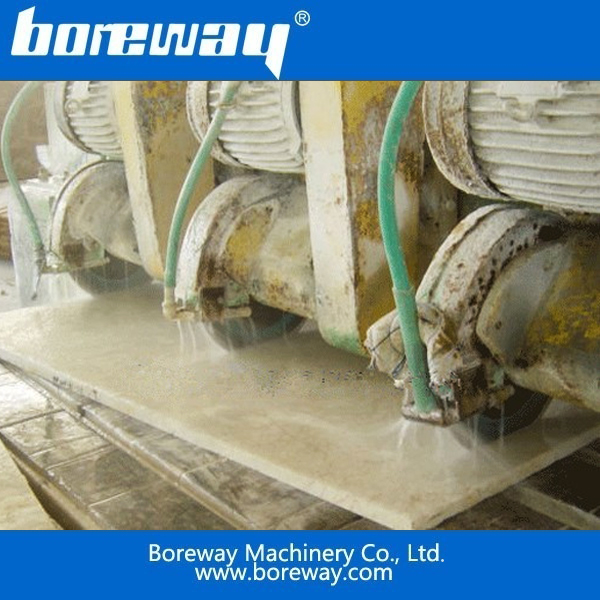 Boreway fan edge cutting blade with three-step segment