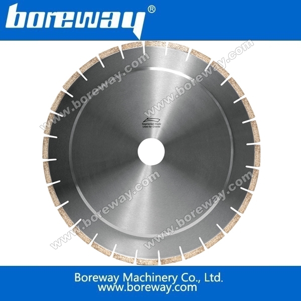 ग्रेनाइट के लिए क्षैतिज काटने ब्लेड और खंड Boreway