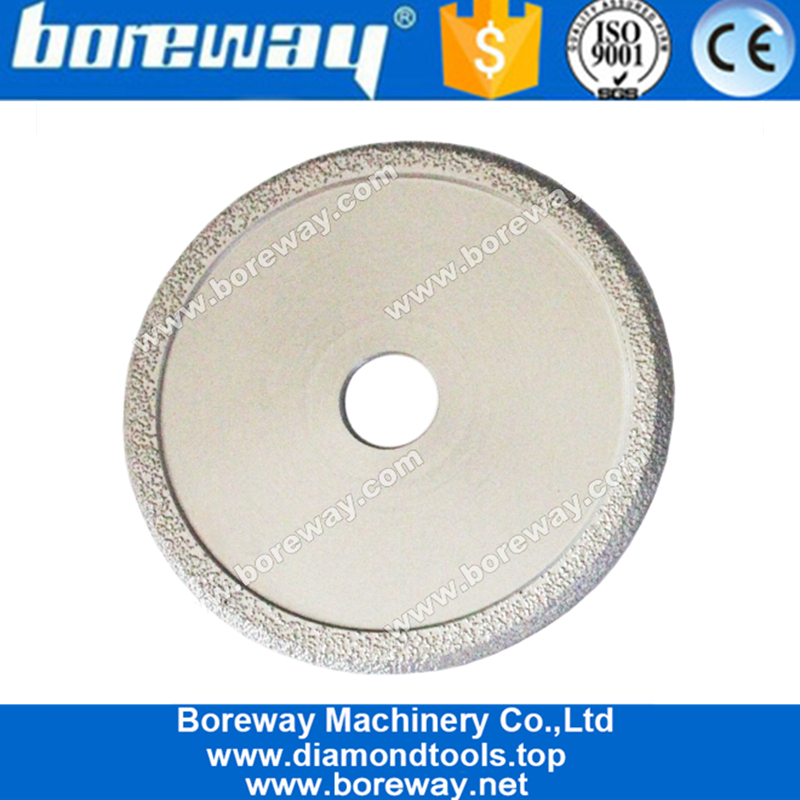 Boreway 105 मिमी -22 9 मिमी गीले डायमंड वैक्यूम ब्रेज़ेड फोल्डिंग टक ब्लेड आपूर्तिकर्ता