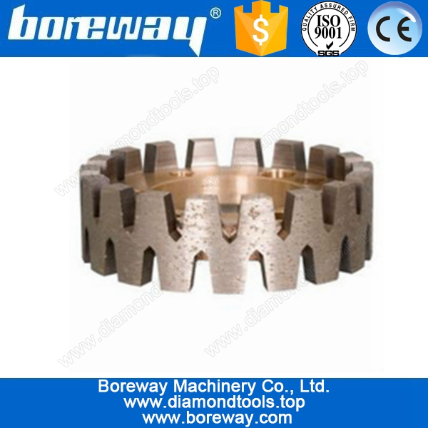 CNC ruota stubbing fresatura per il contatore, continua rotella di diamante per la pietra stubbing