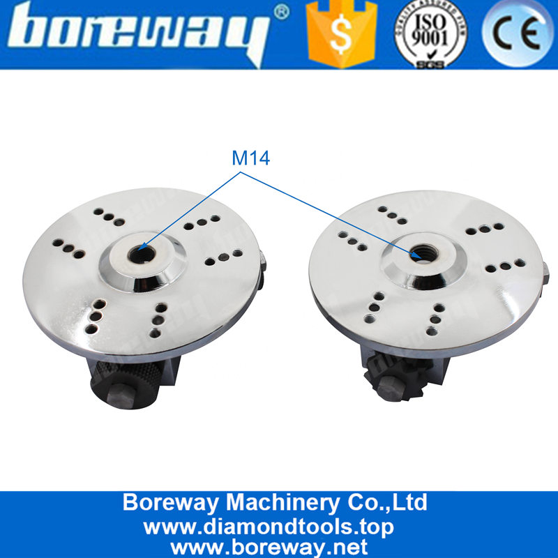 China 3 Rollen D125MM Sandstrahlen Typ Diamant Bush Hammerplatte Für Winkelschleifer