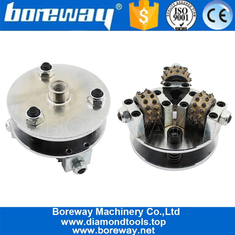 中国5インチカーバイドチップブッシュハンマープレートハンドグリナー