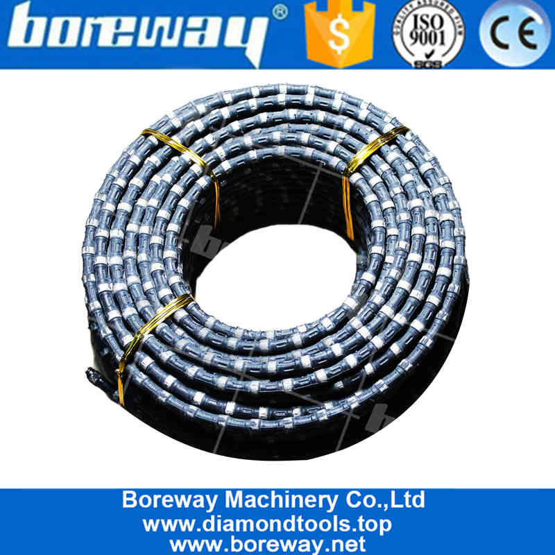 China Factory Price 11mm Rubber Diamond Wire Saw For Cutting Reinforced Concrete