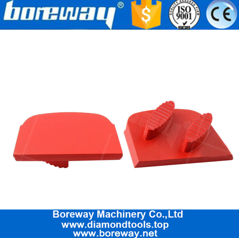 Chinese Manufacturing Companies Shoes Shape Segments Lavina Diamond Red Grinding Terrazzo Floor Diamond Shoe