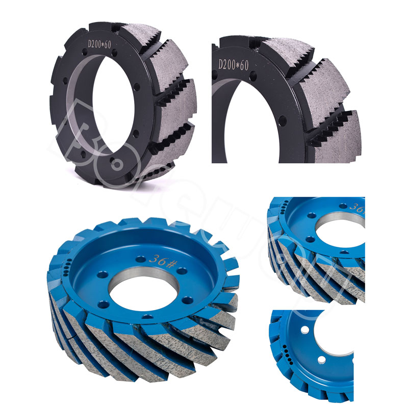 サプライヤー向けにカスタマイズされたストーンミリングホイールダイヤモンド研削工具校正ヘッド