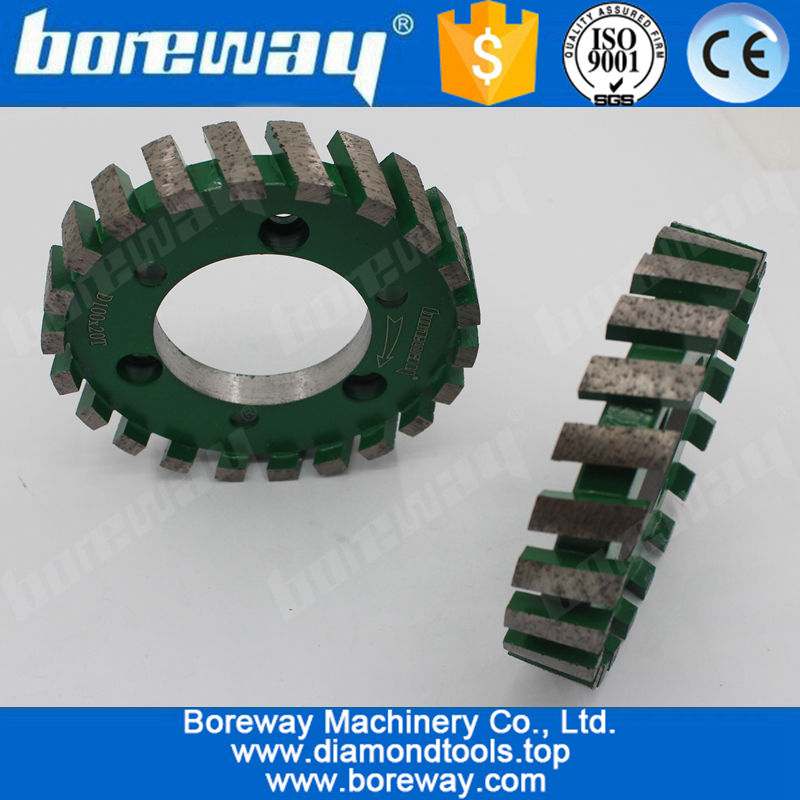 डी 100 * 20 टी * 50 एच हीरे मानक स्टबिंग पहियों हमारे एडाप्टर के साथ