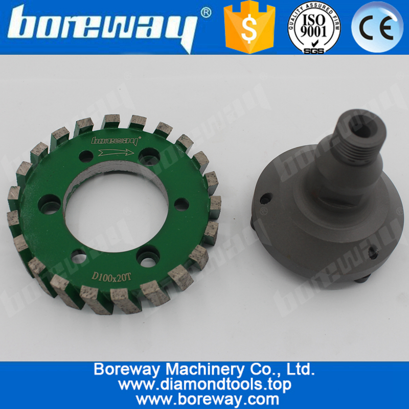 D100*20T*50H diamond standard stubbing wheels withour adapter