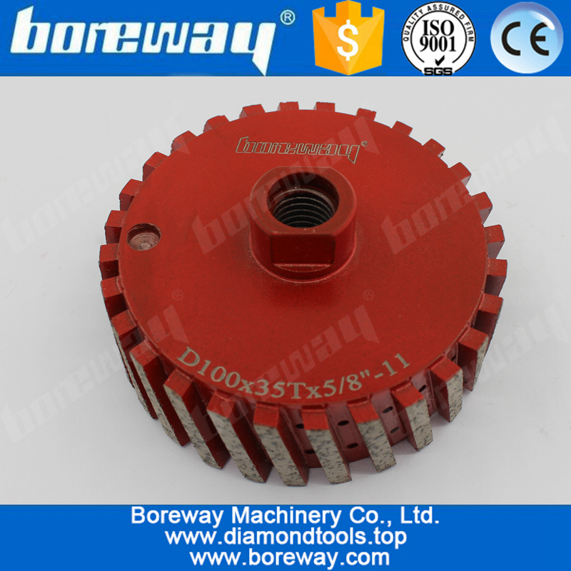 D100x35Tx5 / 8“-11洗手盆台面板节块式零公差轮