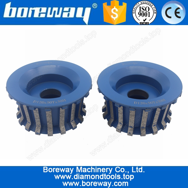 D120 Спеченное шлифовальное колесо Diamond для гранита, Каменный Алмазный профилирование колеса для фрезерования