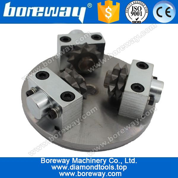 D125 * 3T * 5/8 "-11 integrante piatto cespuglio martello, carburo di piatto cespuglio martello per Bush martellato ardesia