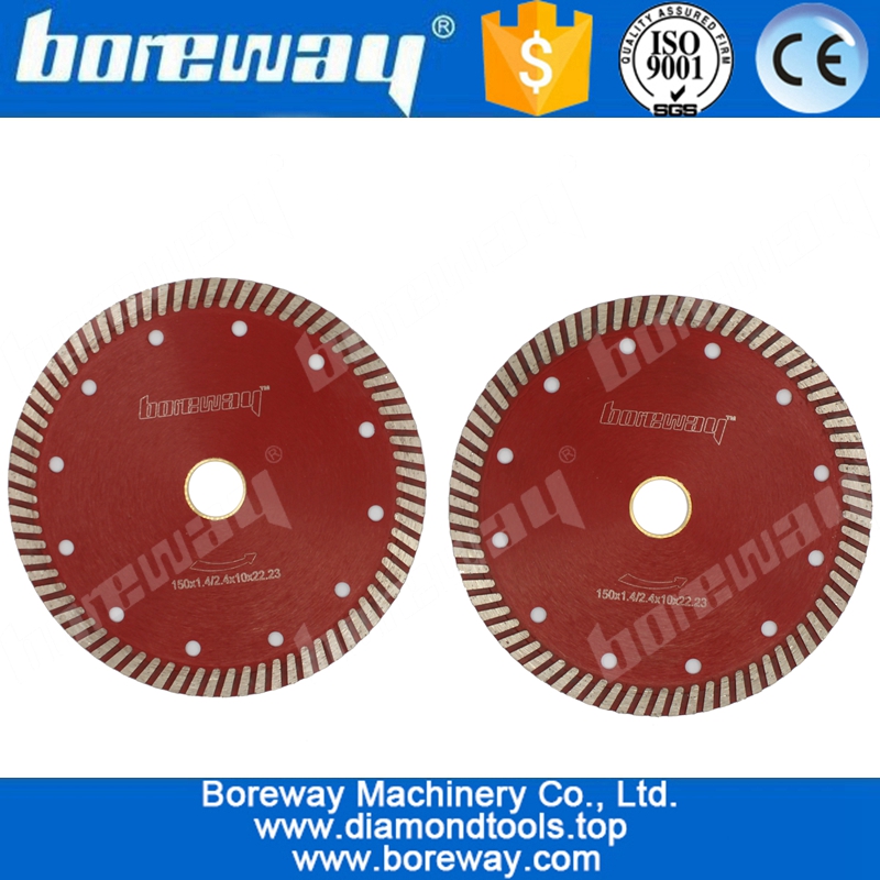 D150x2.4x10x22.23mm焼結ダイヤモンドホイールカッター（花崗岩）