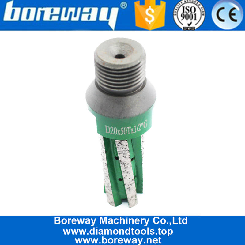 D20 CNC Hohe Qualität Diamant Granit Finger Bit Millising Werkzeuge Fabrikpreis