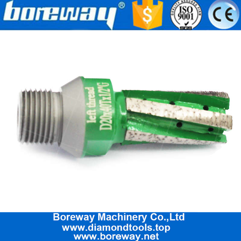 D20 CNC機械研磨グラインダーのための左手の糸のインターフェースの指のビットサプライヤー