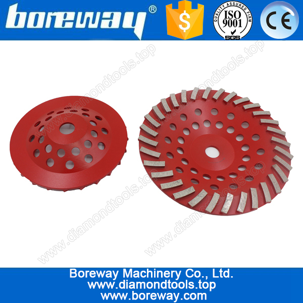 D230 * 22.23mm * 120 # Tipo segmentado Tipo de diamante Ruedas de molienda para moler piedra y concreto