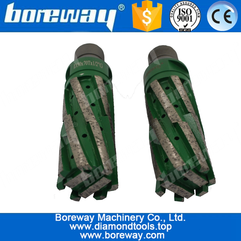 D30x70Tx1 / 2 "Gダイヤモンドルーターフィンガービット、花崗岩