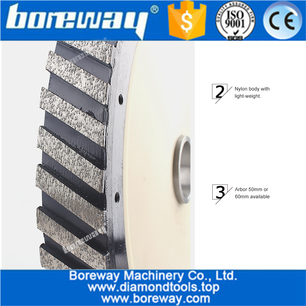 D350mm with segment wide 40mm diamond silent core milling wheel for grinding granite and marble
