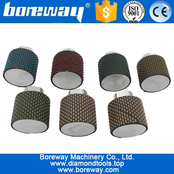 車輪を研磨D50 *の40T * M14樹脂が充填されたダイヤモンドのドラム、樹脂はゼロトレランスダイヤモンド研磨ホイールを満たしました