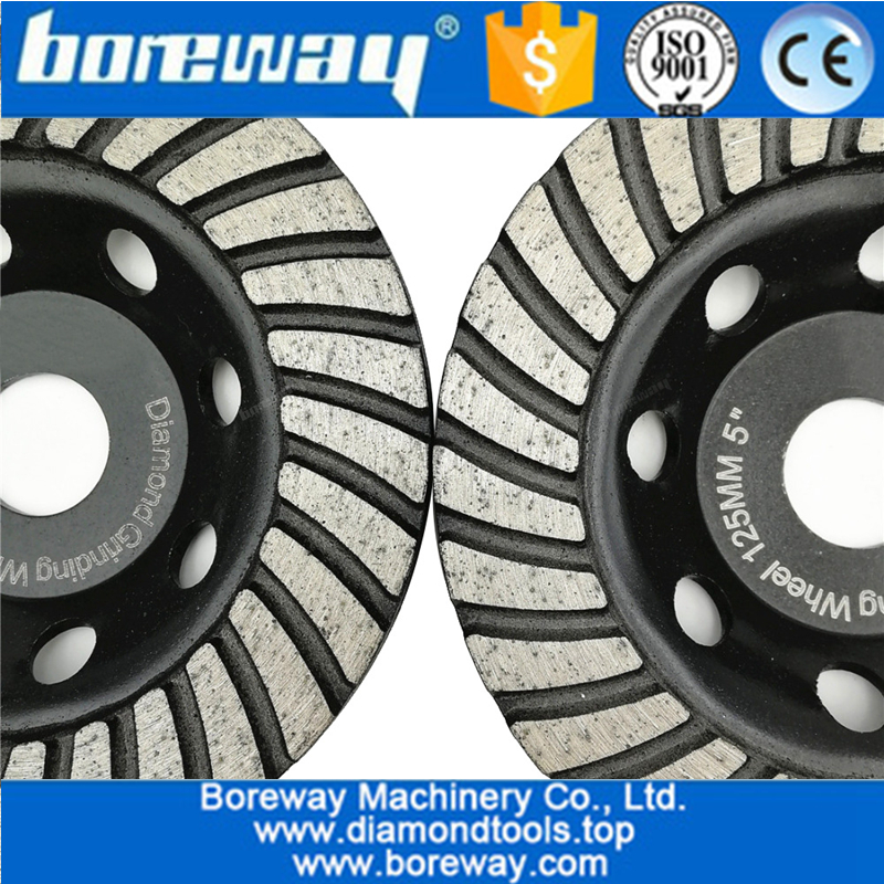 Dia.4" 4.5" 5" 7" Diamond Turbo Row Grinding Cup Wheel concrete Masonry grinding disc Manufacturer