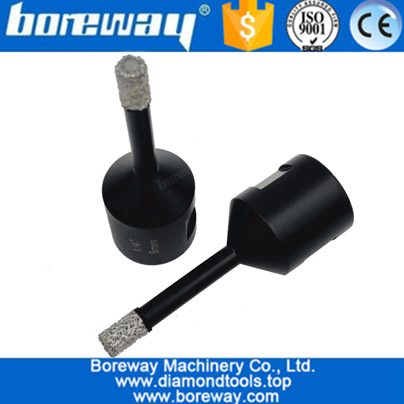 Dia. 6mm vakuumgelötete Diamantbohrkronen für Steingranitmarmor Fabrik liefern vakuumgelötete Diamantbohrkronen