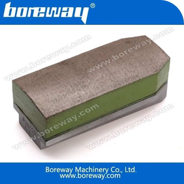 Blocco abrasivo del metallo del metallo del diamante per la rettifica della pietra