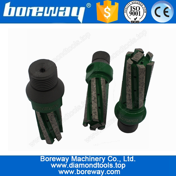 Barretta del diamante Fresa segmento inferiore Per controsoffitto D22 * 50T * 1/2 "G