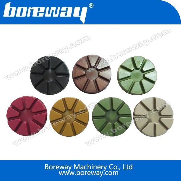 Diamond Resin Polishing Pad With Nylon Joint For Concrete