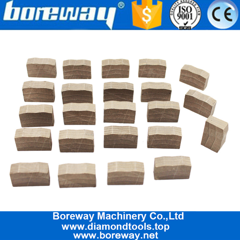 Diamond Sandwich Shape Segment For Cutting Stone Block Manufacturer