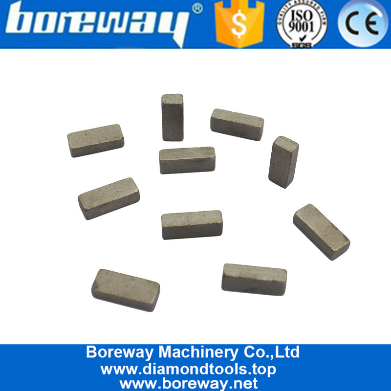 Segmento della sega della banda del taglio liscio del diamante per il blocco di marmo di pietra