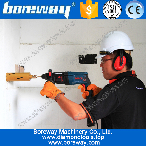 Diamond construction thin wall core drill bit